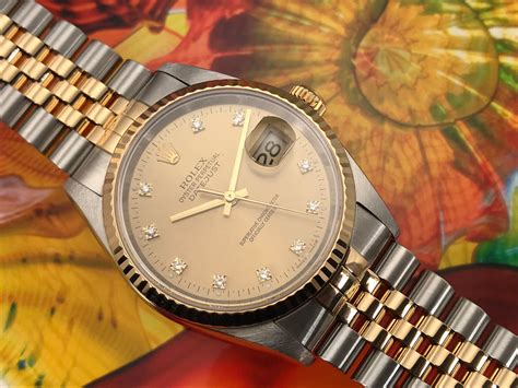 rolex oyster perpetual datejust mens 16288 day|rolex datejust 31 gold price.